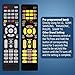 Backlit Universal TV Remote Control for Samsung,LG, Sanyo,Sony, Sharp, Vizio, Philips, Toshiba, Hitachi, JVC, TCL, Hisense, Vestel, Seiki, Insignia, Panasonic and Other Brands Smart TV Remote Control