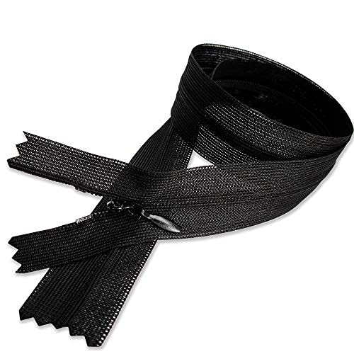 Black Zipper 10Inch Invisible Zipper Hidden Zipper Heavy Duty Invisible Zipper Black Invisible Zipper Craft Zipper #TOP1