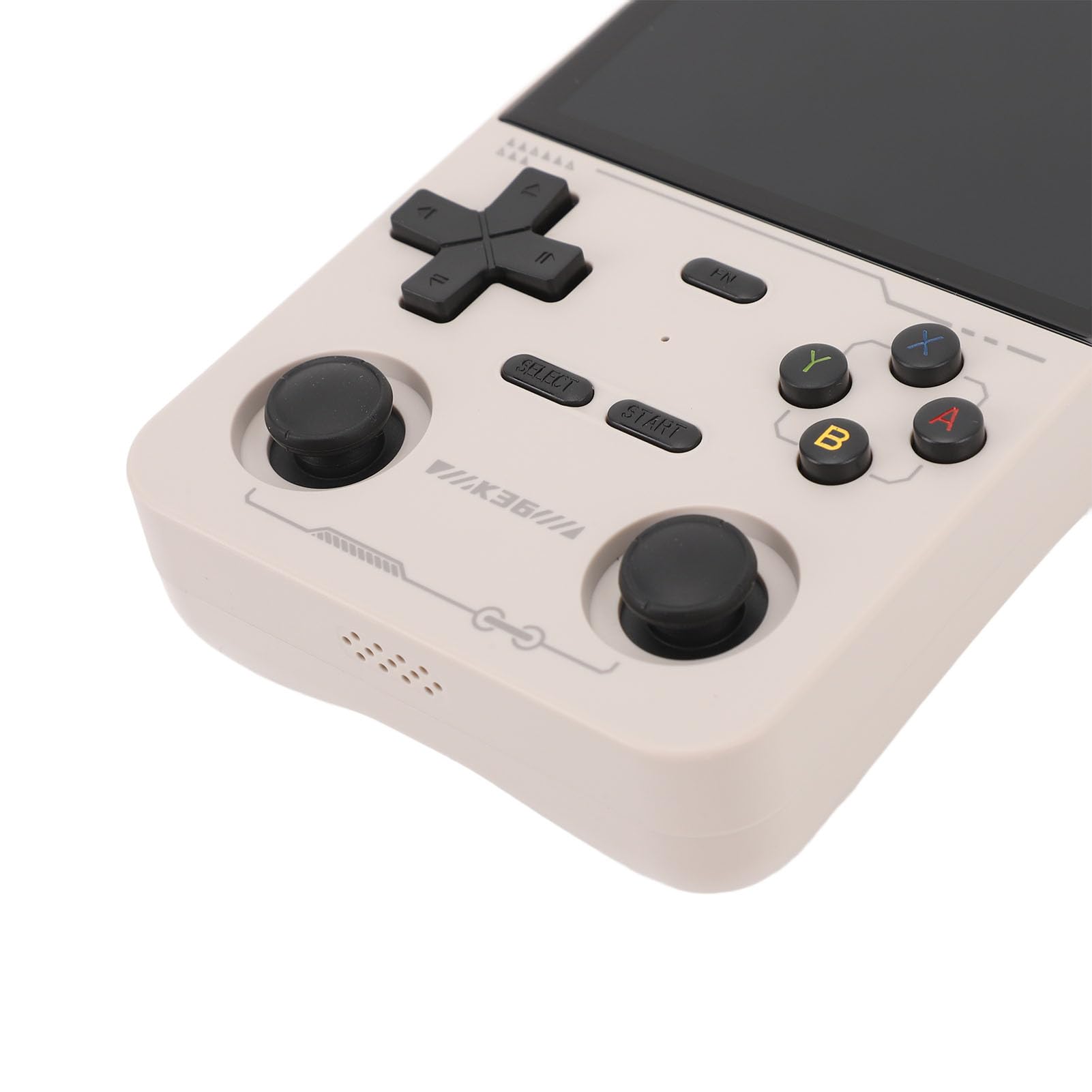 Przenośna Konsola do Gier Retro Konsole do Gier z 3,5-calowym Kolorowym Ekranem IPS, Podwójnym Joystickiem 3D Retro Konsola do Gier Typu Open Source 3500 MAh Bateria 640x480