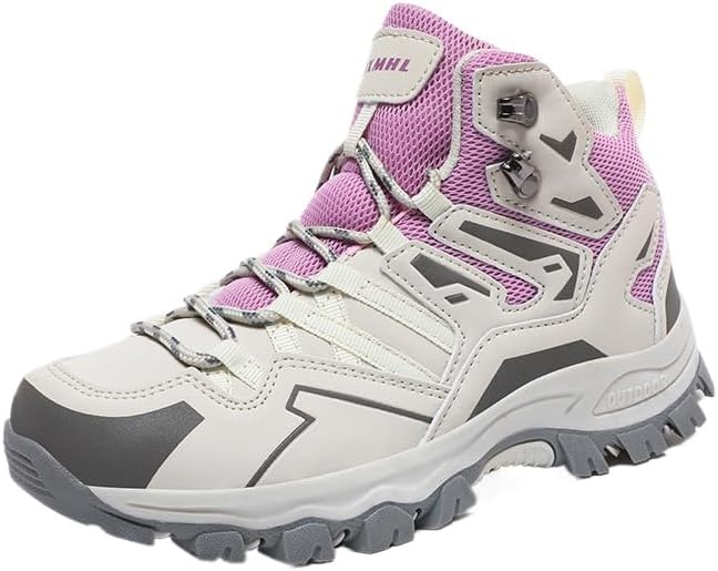 Women's Hiking Shoes, Outdoor Hiking Boots, Breathable Mesh Lining, TPR Outsole, EVA Insole