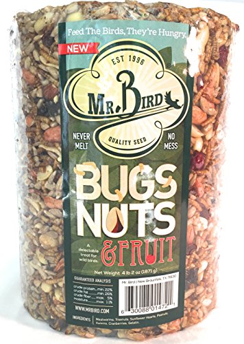 Mr. Bird Wild Bird Seed Large Cylinder Bugs, Nuts & Fruit 4 lbs. 2 oz. - Thumbnail 3