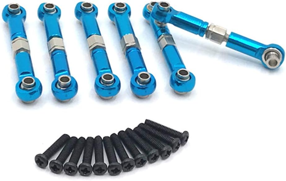 Metal Steering Links Pull for 1/18 Car Truck, Blue