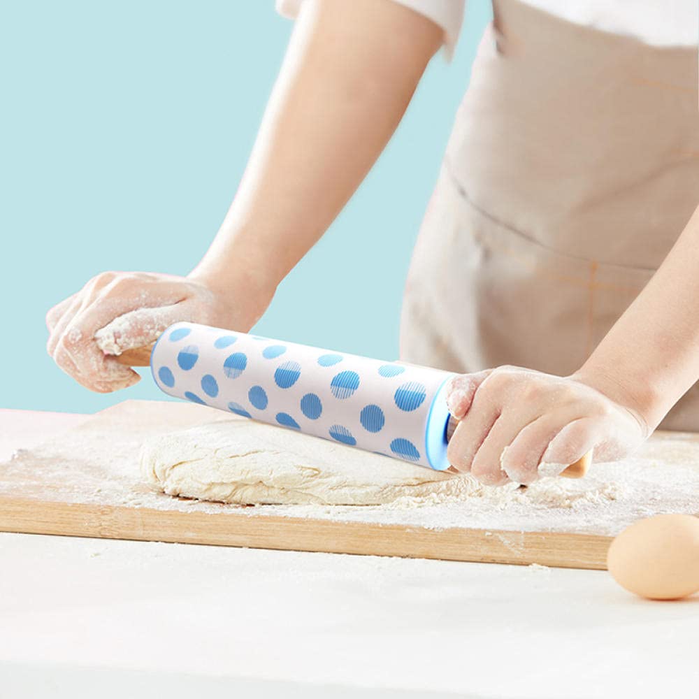 Nudelhölzer Antihaft-Nudelholz Holzgriff Roller Küche Backen Kochwerkzeug,Nudelholz