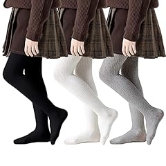 Cable_black+ivory+grey, 3 Pairs