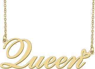 Personalized Heart Name Necklace Gold Custom Any Names Stainless Steel Jewelry for Womens Graduation
