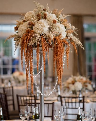 5 piezas de flores secas colgantes Amaranthus marrón miniatura 4