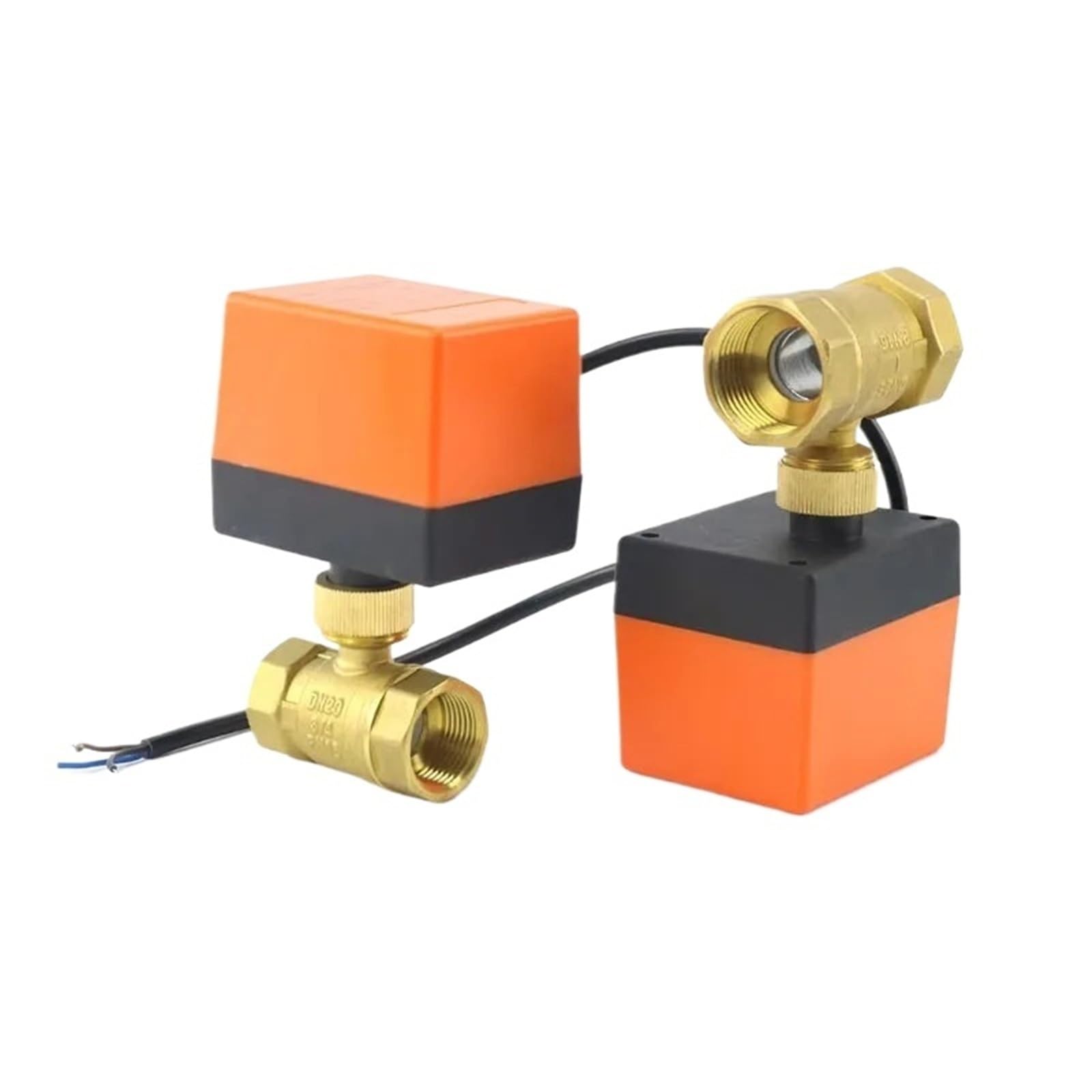 Vanne motorisée DN25 DC24V pour stopper les fuites de tuyauterie