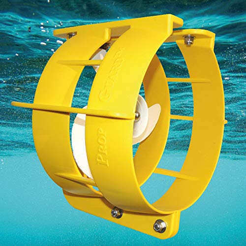 Prop guard hélice 9 pouces jaune pour sécuriser la navigation