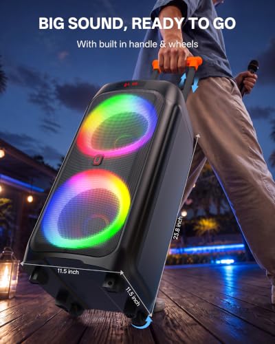 Image of JYX Large Karaoke Machine (Black-3 Mic)