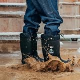 Baffin Unisex TITAN Industrial Waterproof Protective Steel Safety Toe & Plate Slip-On Boots with Removable Inner Boot System