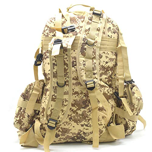 Mochila táctica de camping 55L camo desierto miniatura 3