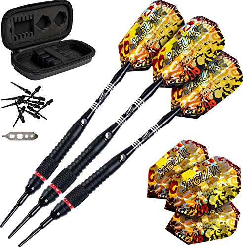 Fléchettes pointe souple Viper Jaguar 80% tungstène 18g de haute précision avec étui