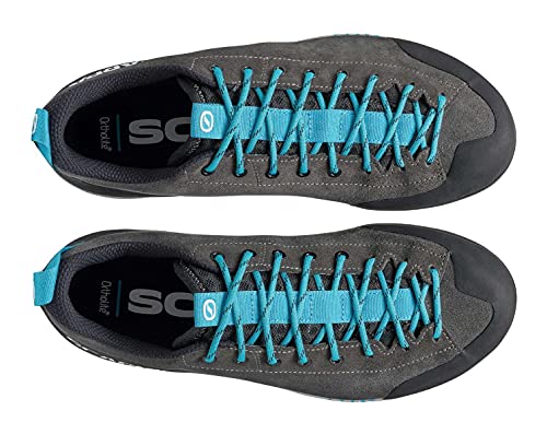 Scarpa Men's Gecko Hiking And Approach Shoes - Shark/Azure - 9.5-10 #TOP5