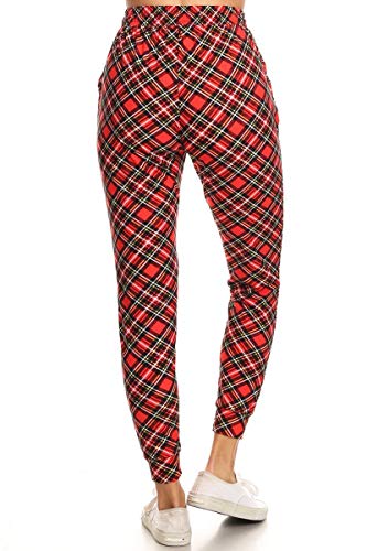 Image of Leggings Depot Premium Jogger Women's Popular Print High Waist Track Pants(S-XL)