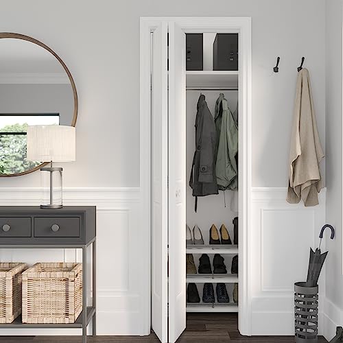 Image of Richelieu | Onward 24-inch Bi-Fold Sliding Single Door Hardware Kit, White