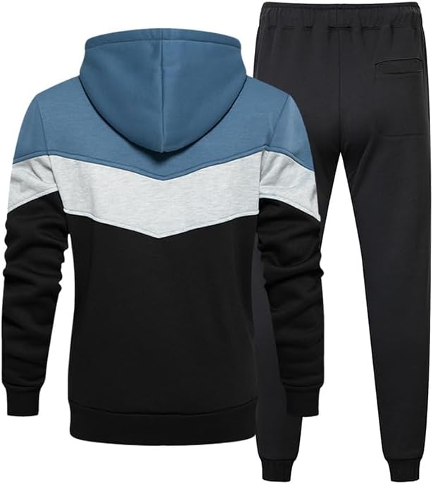 Lavnis Men's Tracksuits Sweatsuits for Men Hoodie Athletic Track Suits 2 Piece Set Casual Hooded Outfits - Image 2