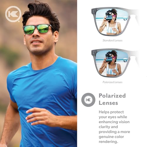 Knockaround Fast Lanes and Sport Polarized Sunglasses for Men & Women - Impact Resistant Lenses & Full UV400 Protection3