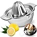 LINFELDT 450ML Zitronenpresse Edelstahl - Orangen & Limetten - Rostfrei & Spülmaschinenfest - fängt Kerne & Fruchtfleisch auf - 16,7B x 13,5H cm