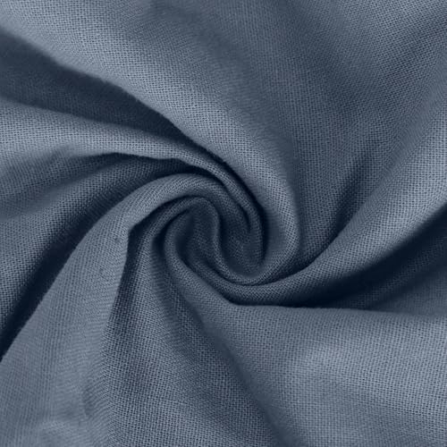 Cotton Linen Pants Women Plus Elastic Waist Straight Leg Lounge Cropped Pants Summer Casual Beach Slacks with Pockets4