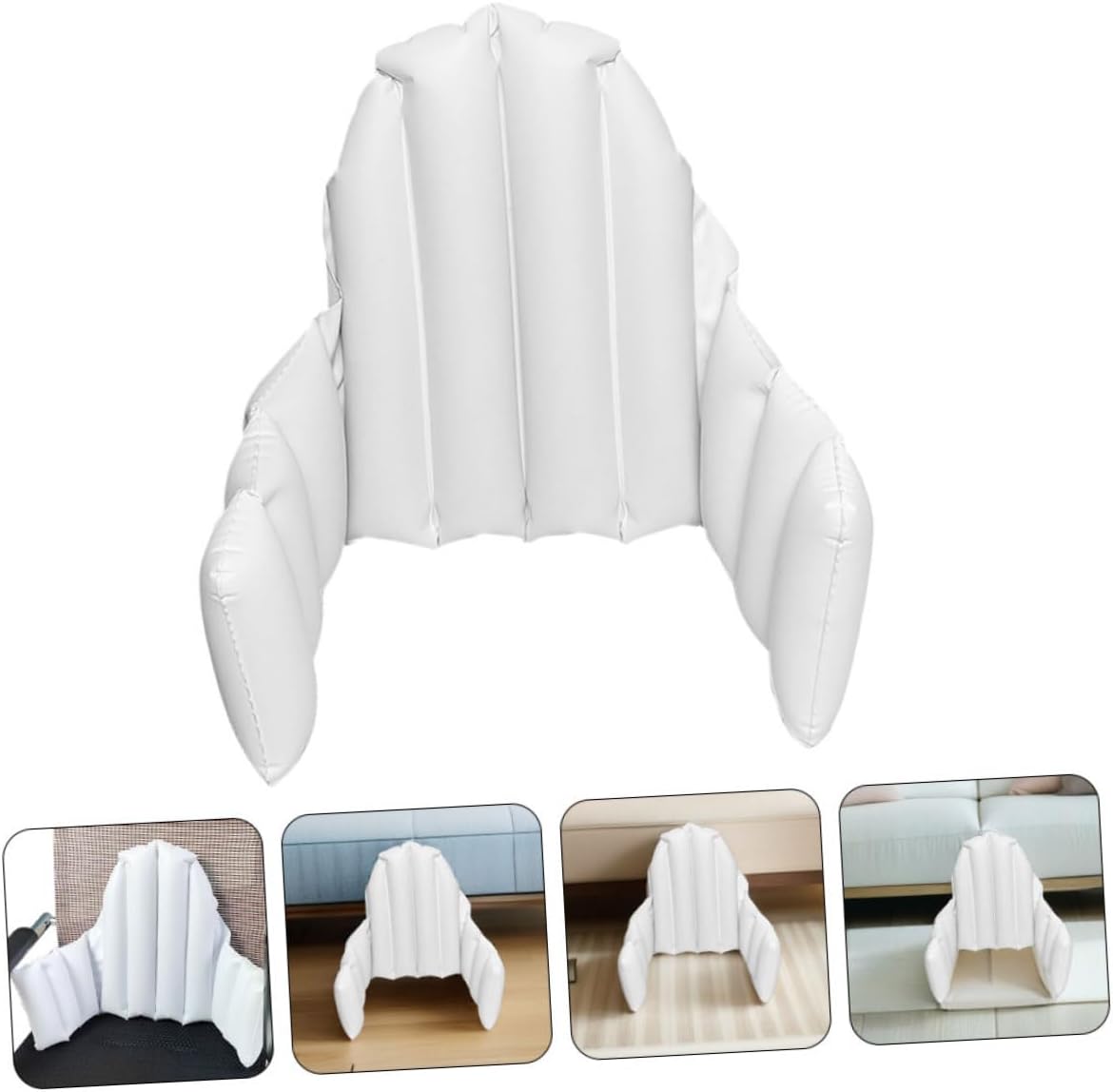 Abaodam Inflatable Highchair Cushion for Babies Lightweight Portable Dining Chair Pad Easy to Clean PVC Support Cushion for Travel and Home Use 1-Piece Insert