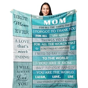 Gifts for MomBirthday Gifts for MomsMom Birthday Gift for ValentinesMothers DayMommy Blanket 60×50