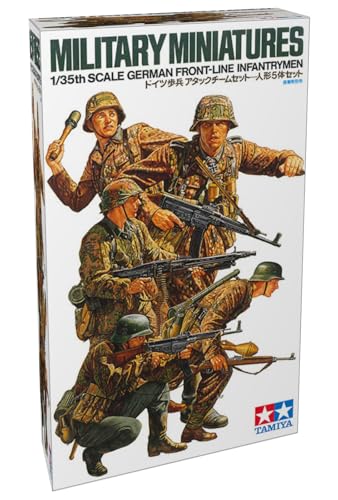 Fantassins allemands Tamiya 35196 pour diorama militaire réaliste