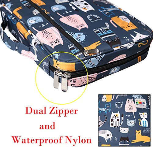 Bomkee Coloring Pencil Case 220 Slots Pencils/Gel Pens Organizer Waterproof Travel Case Zipper Carrying Portable Pencil Markers Pen Holder Bag For Painter Writers #TOP4