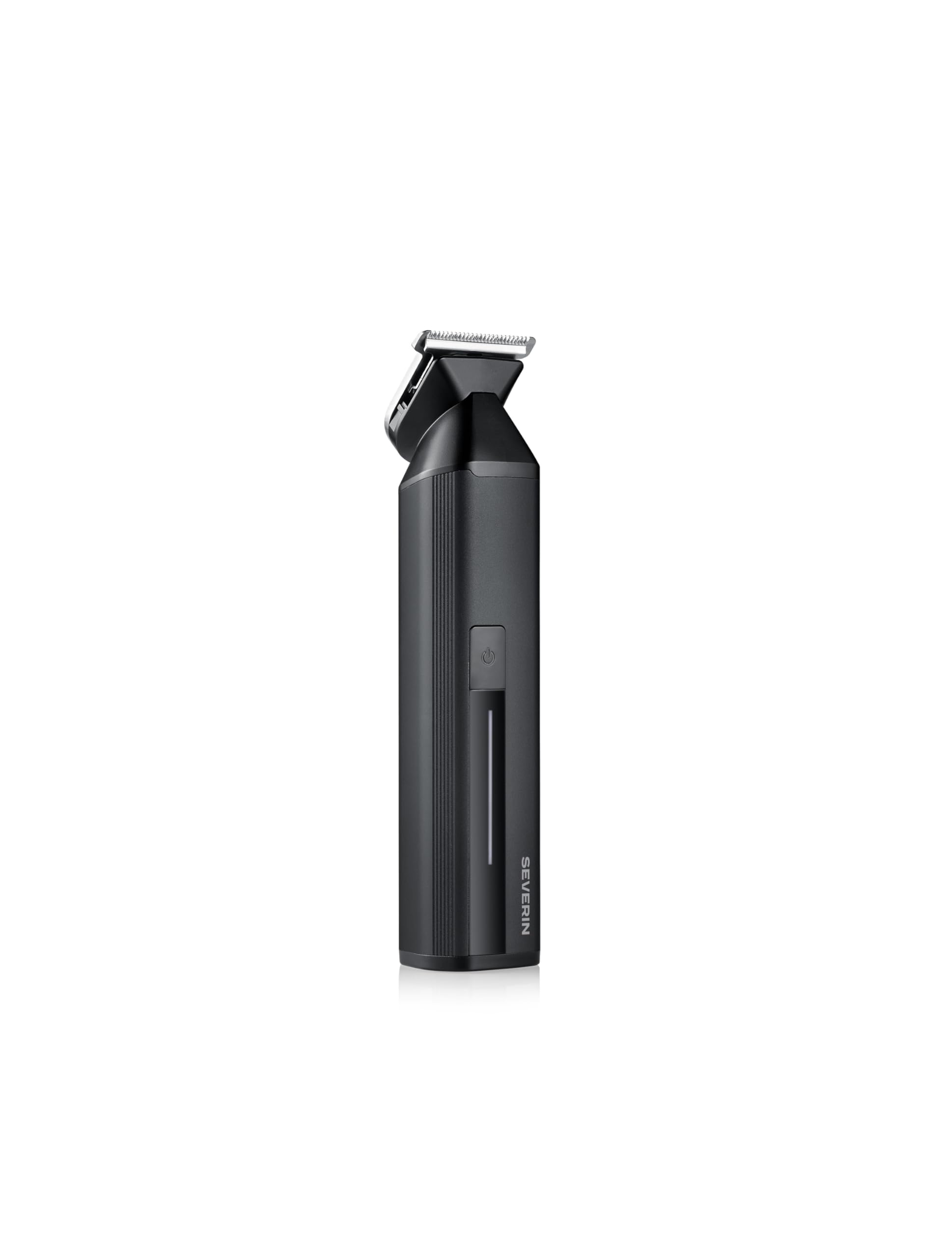 Severin Set multifunción de cuidado personal para hombre 6 en 1, cortapelo, recortadora de barba, vello nasal y corporal, impermeable, inalámbrico, 90 min, longitud de corte variable, negro, HS 0710