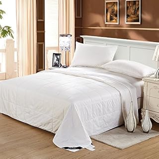 LILYSILK 100% Silk Duvet/Comforter/Quilt, Mulberry Long Strand for Spring/Summer, Warm, Machine Washable King