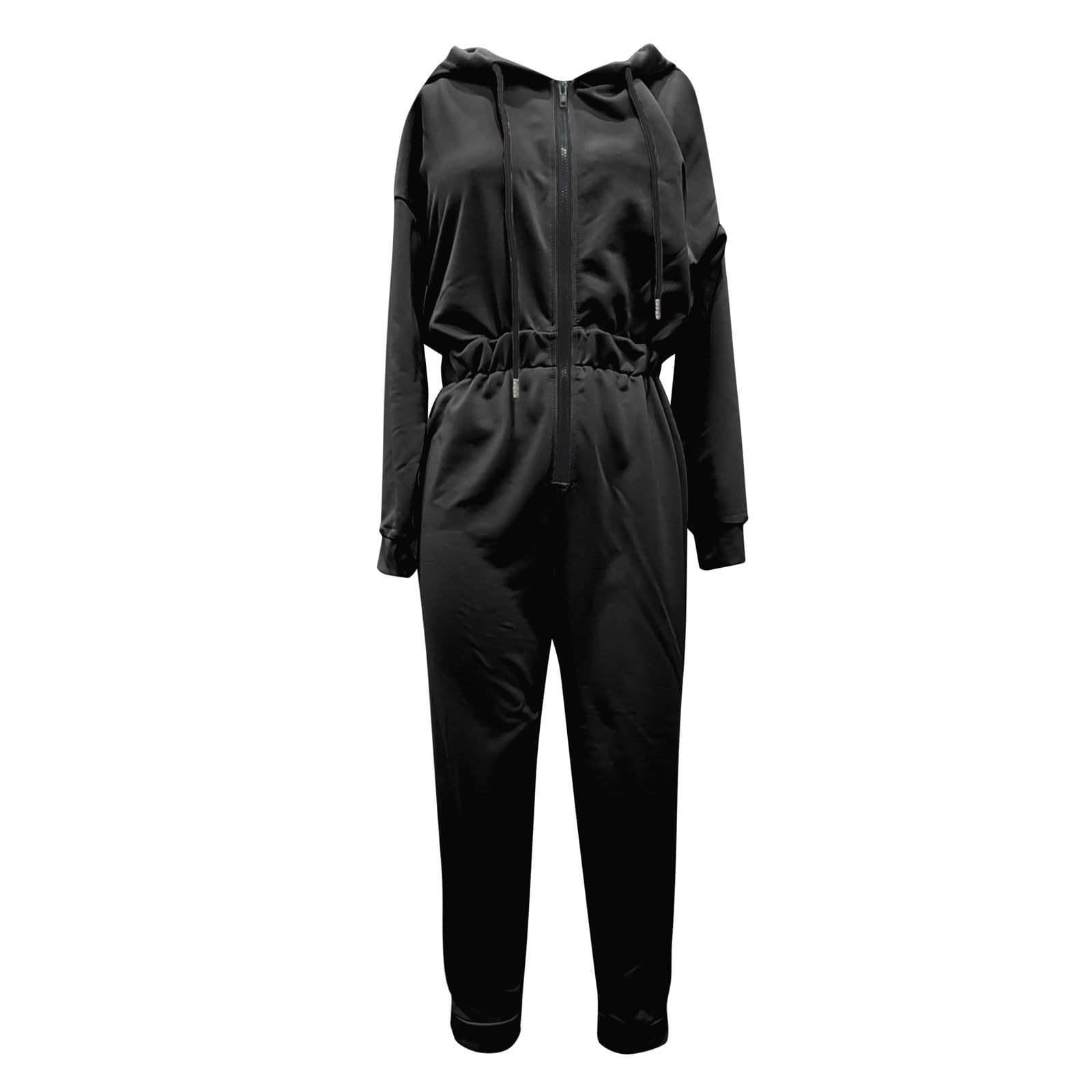 Combinaisons Et Combishorts Femme -Ensemble Chic Elegant grantaille manches longues capuche cordon serrage tenue d'hiver chaudécontractée polaire douce confortable élégante grantaille