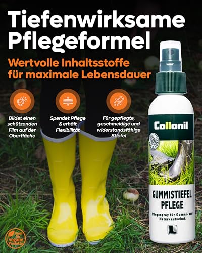 Collonil Gummistiefel Pflege Schuhpflege farblos, 150 ml