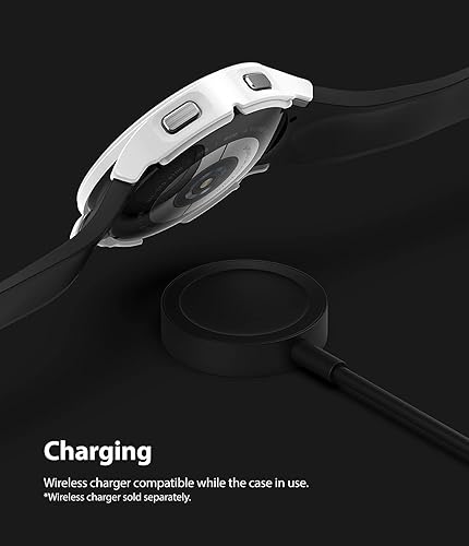 Miniatura 7 de Ringke Funda delgada paquete de 2 compatible con Samsung Galaxy Watch 4 de 1.575 pulgadas (1.575 in), bisel Watch4 solo marco cubierta dura de