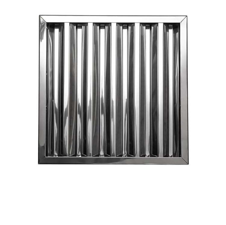 MettaWorld Grease Baffle Kitchen Extractor Hood – Stainless Steel, High-Efficiency Ventilation, Quiet Operation, Easy-to-Clean Dishwasher Safe Filters (495X495)