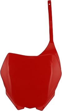 Motorcycle Front Number Plate,Enduro Dirt Bike Plastic Number Plate for Yamaha YZ250F YZ450F YZ125 YZ250 WR450F 2006 To 2019 Moped Motorcycle Accessories-Red