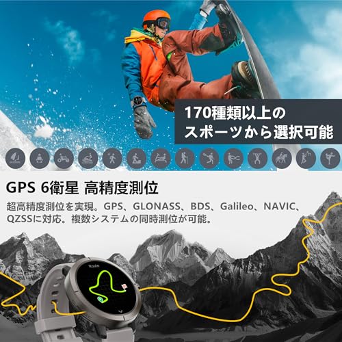 スマートウォッチ 丸型 メンズ 1.32インチsmart watch 商品画像5