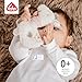 Fehn Baby Ring Greifling Lama - Kuscheltier Babyspielzeug mit Rassel - Motorikspielzeug für das spielerische Lernen - Plüschtier als Einschlafhilfe - Spielzeug für Babys & Kleinkinder ab 0+ Monaten