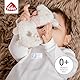 Fehn 058154 Ring-Greifling Lama / Motorikspielzeug mit Rassel – Treuer Begleiter für Babys und Kleinkinder ab 0+ Monaten