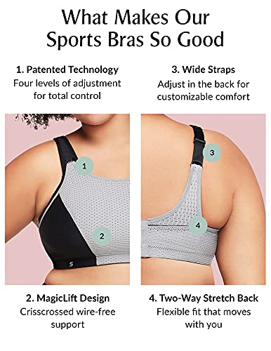 Image of Glamorise Women's Double-Layer Custom-Control Sport Bra