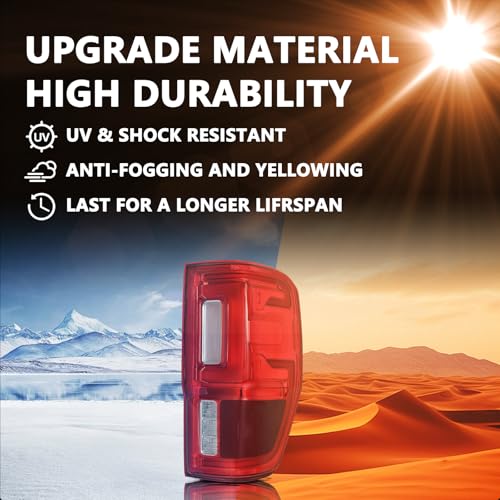 Image of Aosky LED Tail Light Assembly Compatible with 2019-2023 Ford Ranger Rear Taillight Brake Signal Lamp Left Side Right Side