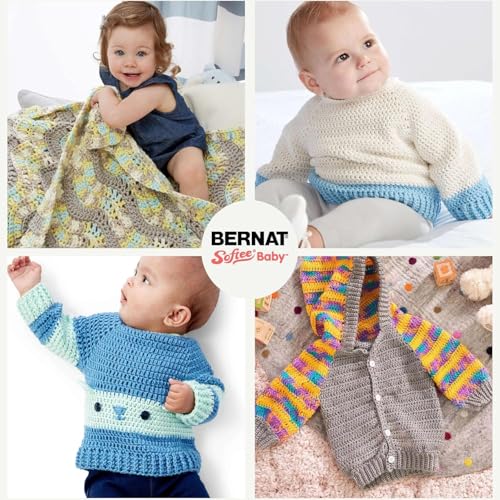 Image of Bernat Softee Baby Pumpkin Yarn - 3 Pack of 141g /5oz - Acrylic - 3 DK (Light) - 362 Yards - Knitting /Crochet