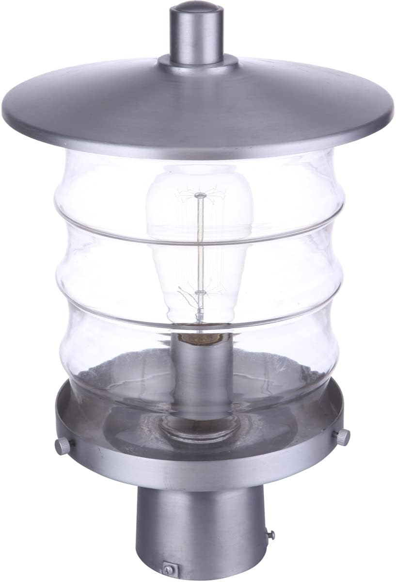 Craftmade Canon Large Post Mount Satin Aluminum