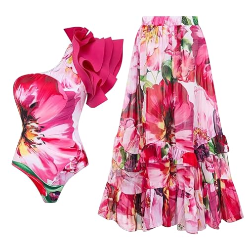 Maillot de bain 2 pièces avec cover up pour vos vacances et journées piscine