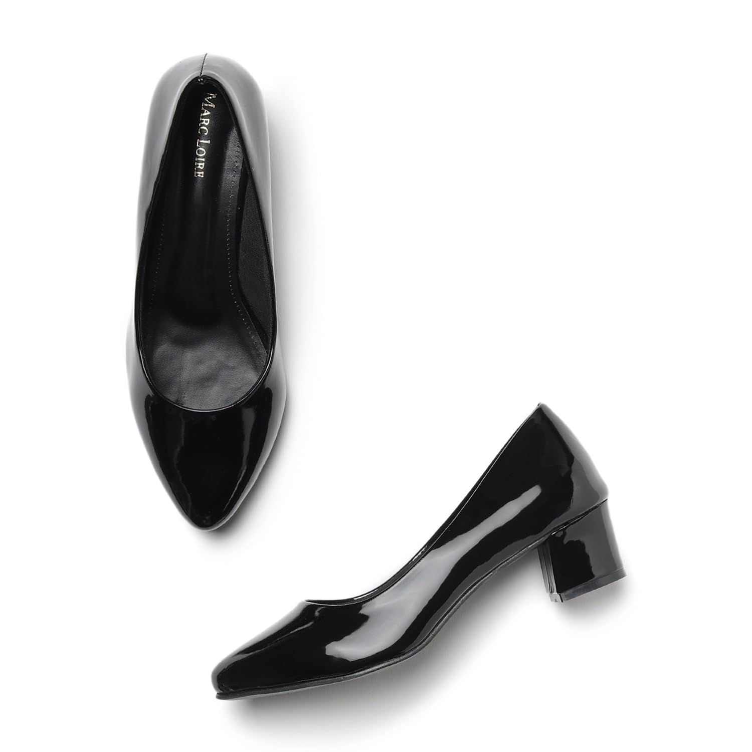 Marc Loire Women’s Block Heel Pump Shoes for Office, Party and Formal Occasions (Black, 7) (B0CWY3LZ7V) Amazon Price History, Amazon Price Tracker