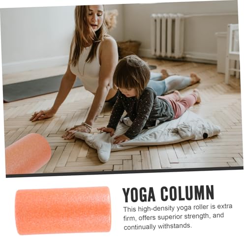 Foam Roller Yoga Masaje Columna Liberación Muscular Masajeador Material Epp 30x15cm Naranja para Fitness y Alivio de Espalda en Casa miniatura 3