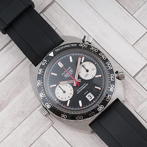 Image of StrapHabit Quick Release Rubber Watch Strap Band FKM 20mm 22mm 24mm