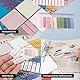 MOGADEE® 700 Stück Haftstreifen Transparent, 6 Morandi 3 Größen Transparente Haftnotizen mit 2 Sets Morandi Sticky Tabs, Annotating Tabs Transparent, Index Tabs, Book Marks für Büro Schule Zuhause.