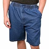LD Sport Full Elastic Denim Short - 5311 (XL, Denim)