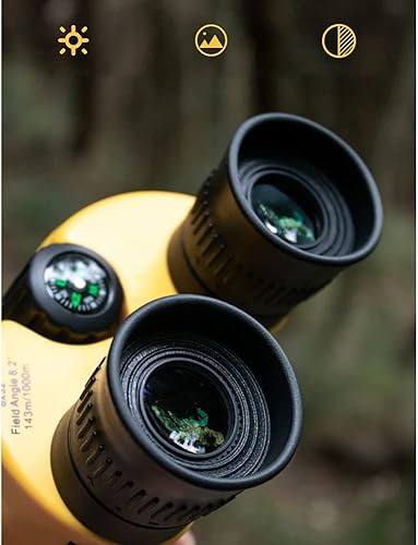 Miniatura 3 de Bird Watching 8x32 Binoculars Large Eyepiece Waterproof Binoculars with Compass for Bird Watching Hunting Outdoor Sports Telescope