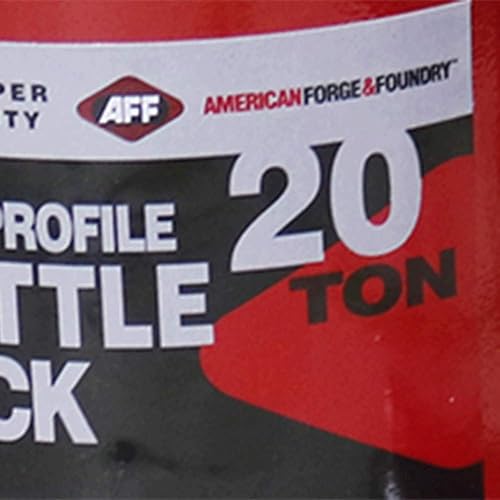 Miniatura 2 de AFF Super Duty Gato hidráulico de botella de perfil bajo de 20 toneladas, manual, cilindro soldado, construcción de acero de alta calidad, base