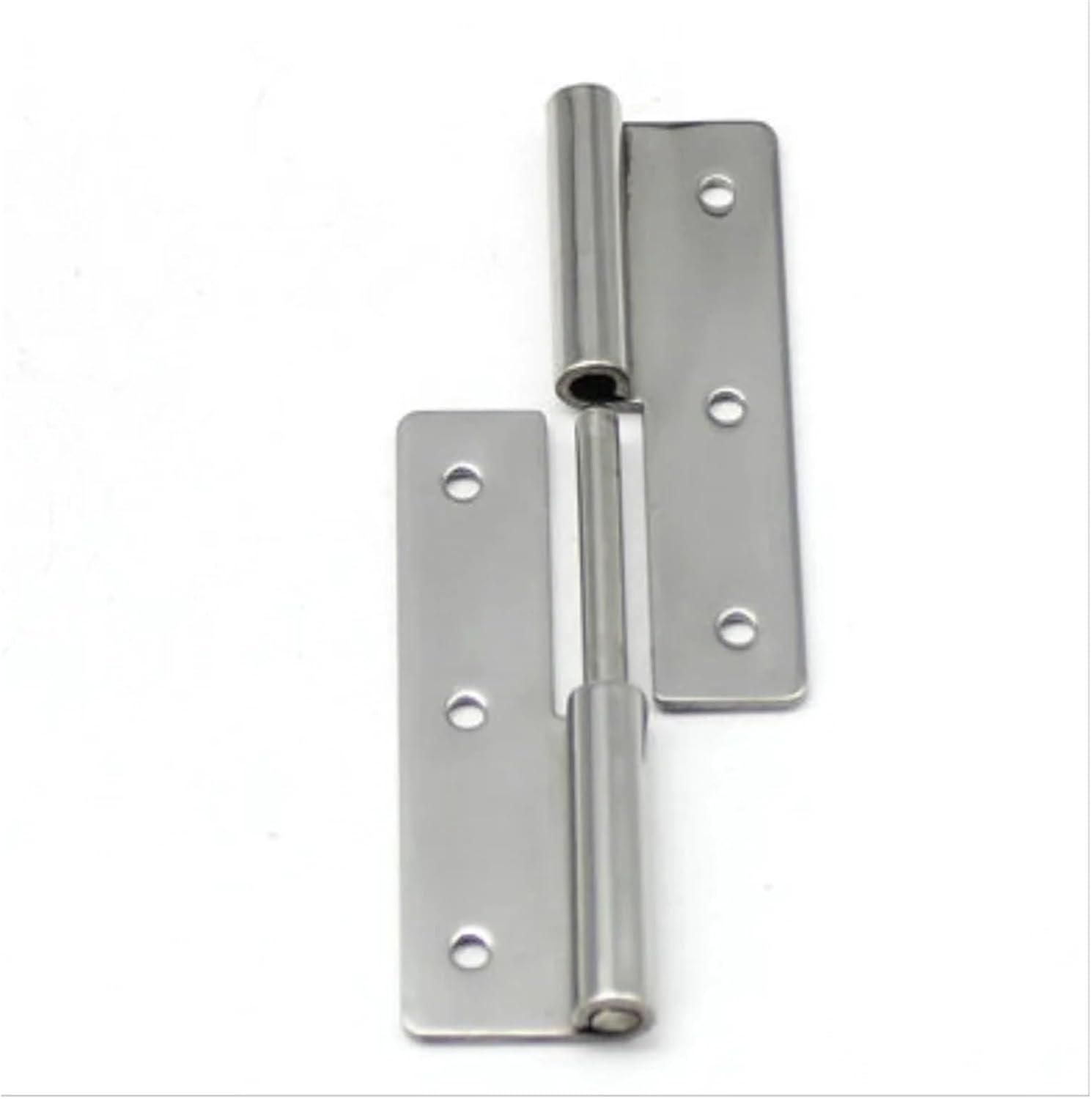 253-7 Distribution Box Door Detachable Hinge Switch Cabinet Communication Cabinet Equipment Control Cabinet Detachable Hinge 1Pcs(Iron-Left)